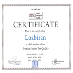 Certificates